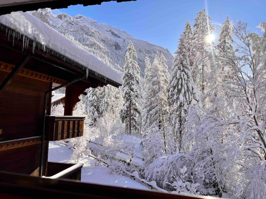 Apartamento Peacefull Mountains View Kandersteg Exterior foto